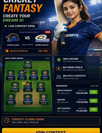 Hero11 (hero11) fantasy cricket & matchday visual 3